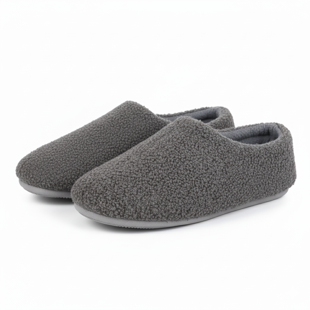 Fuzzy Fur Memory Foam Loafer Slippers