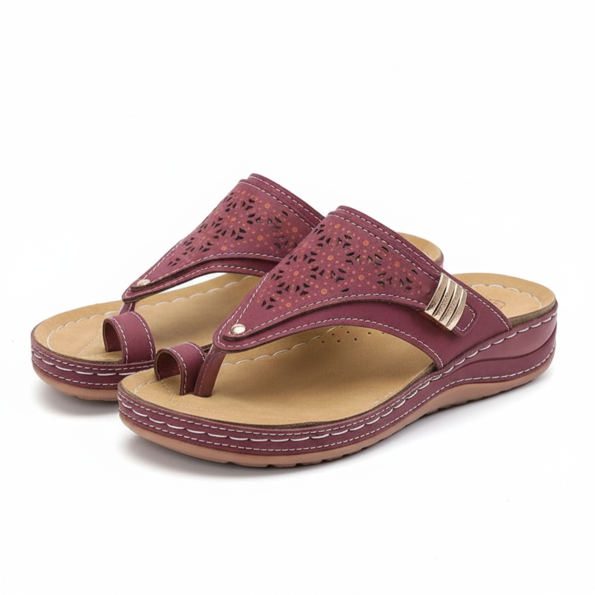 Wedge Heel Outdoor Slipper