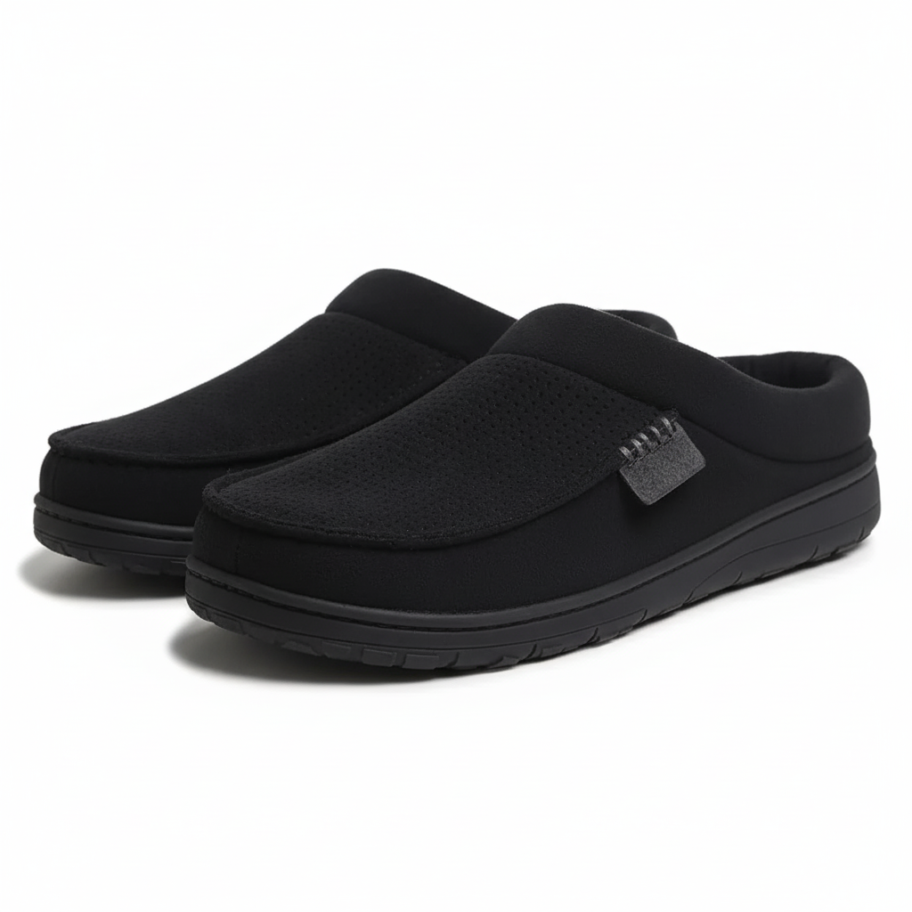 Cushioned Sole Soft Lining Slip On House Slippers