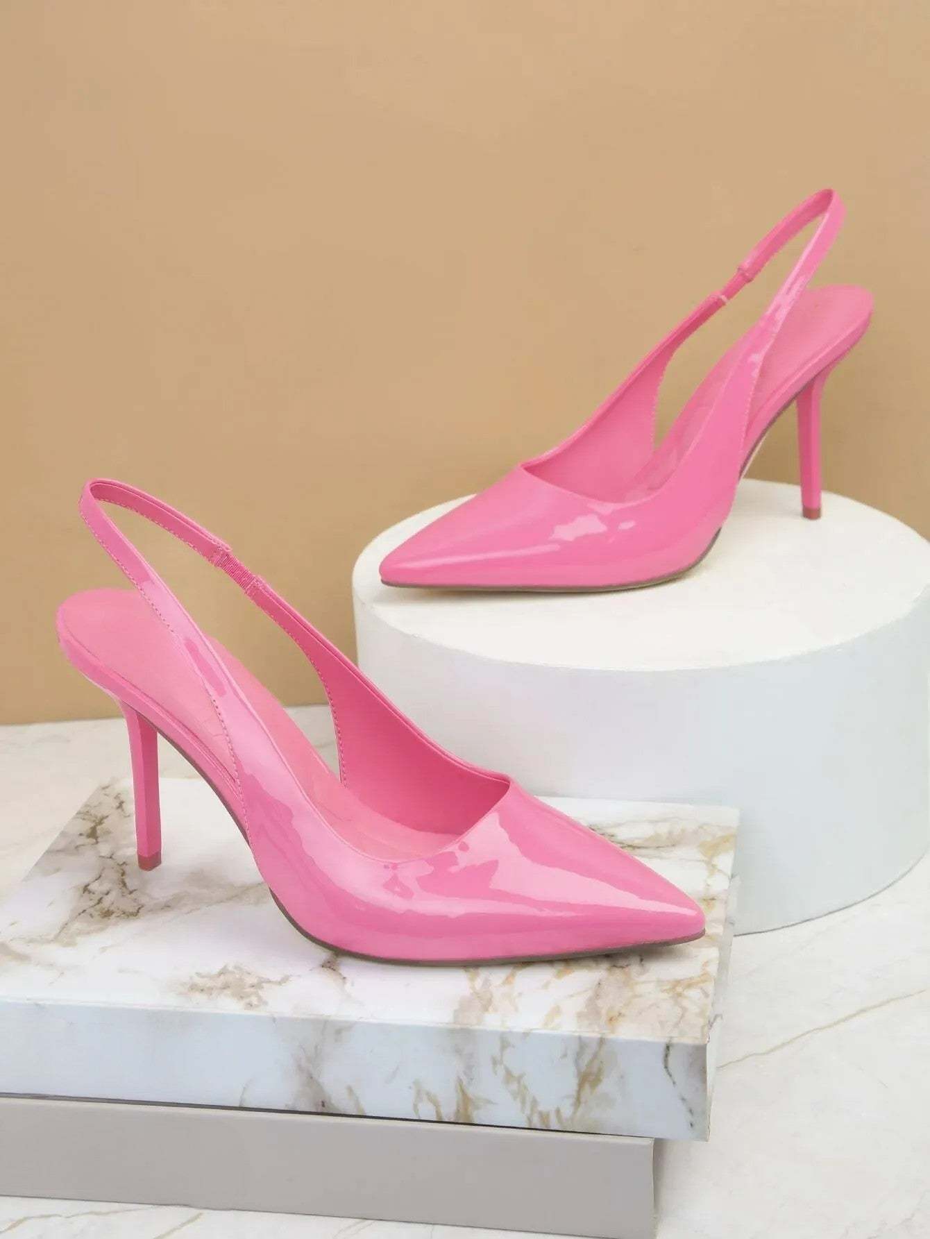 Pointed Patterned High Heel Sandals-Comfy Garden Clogs