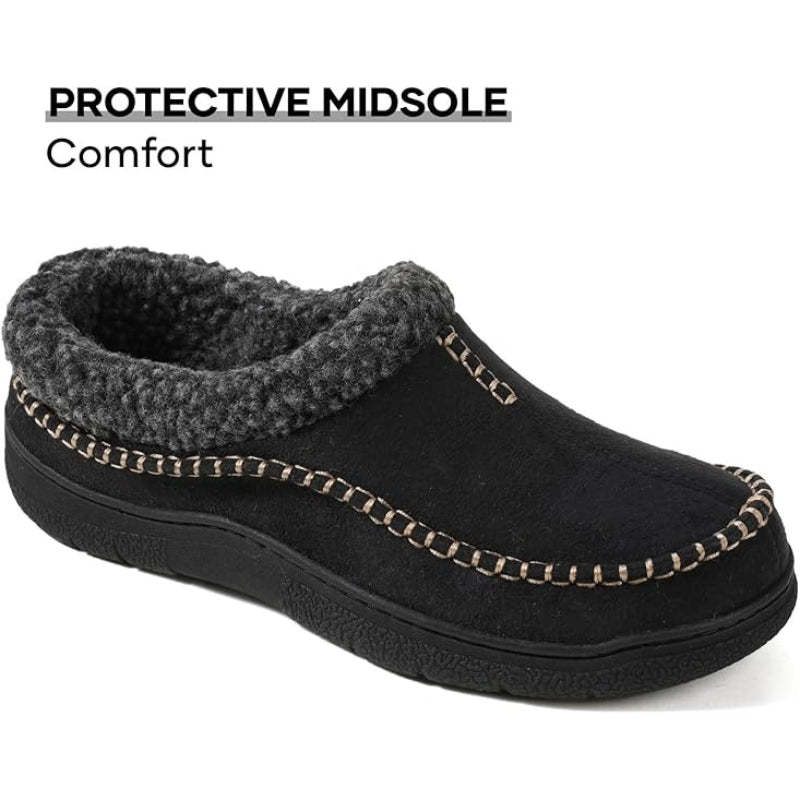 Cozy Comfort Slip On Moccasin Slippers-Comfy Garden Clogs
