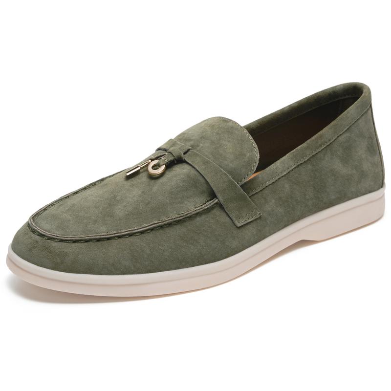 Lightweight Penny Loafers with Cushioned Insole and Non Slip Sole for Women