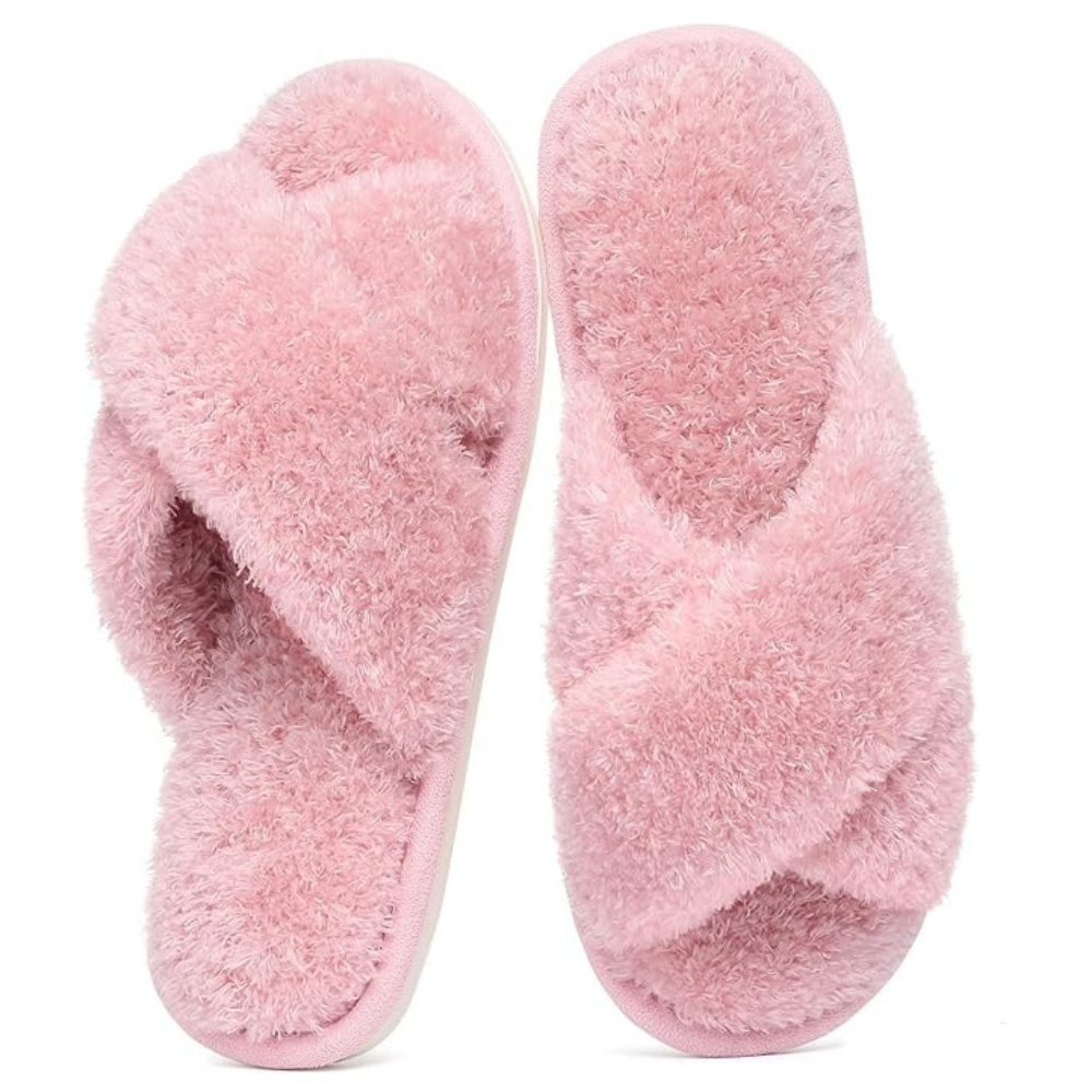Band Memory Foam House Slippers