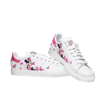 Custom Name Minnie Mouse Butterfly Pattern Casual Shoes-Comfy Garden Clogs