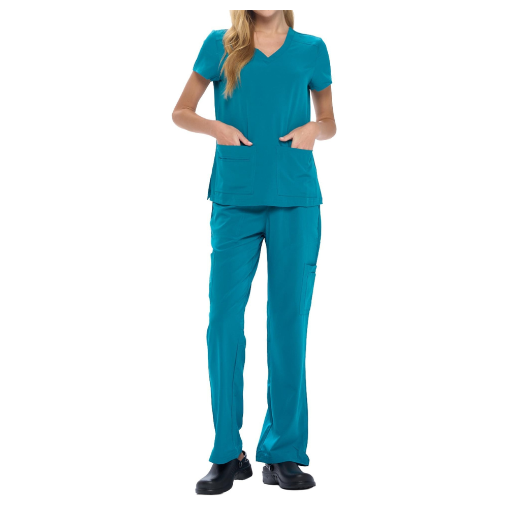 Top And Cargo Pant Scrub Set