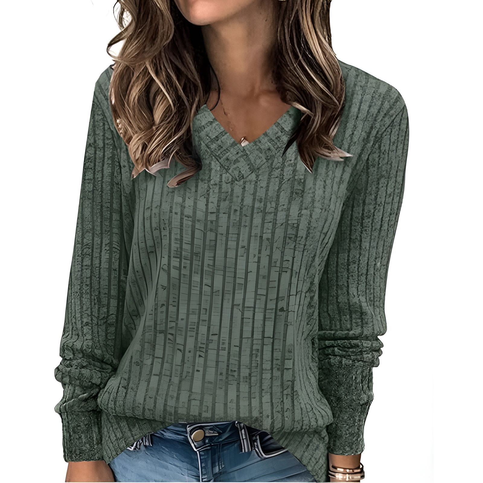 Long Sleeve Lightweight Sweater With Loose Fit Style For Women