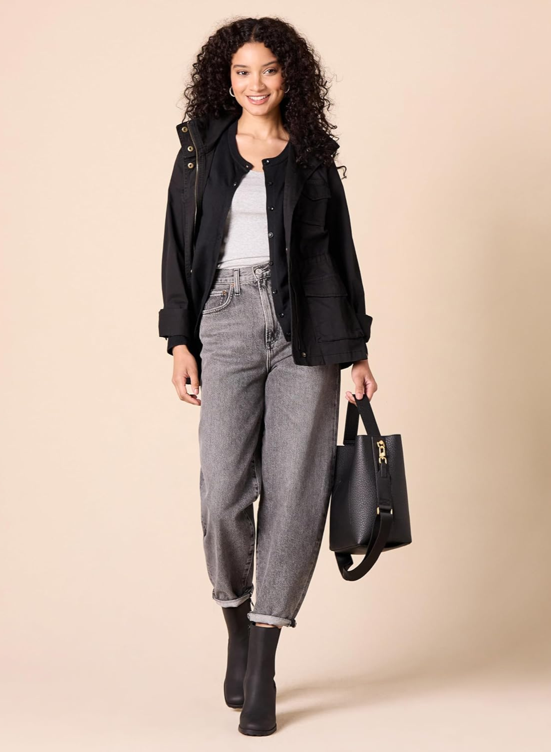 Lightweight Button Front Cardigan Long Sleeve Cotton Blend Knit