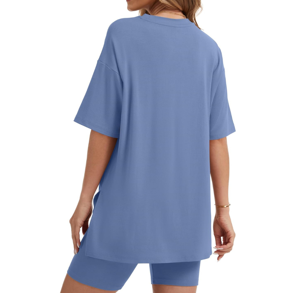 Two Piece Oversized Casual Lounge Set For Summer
