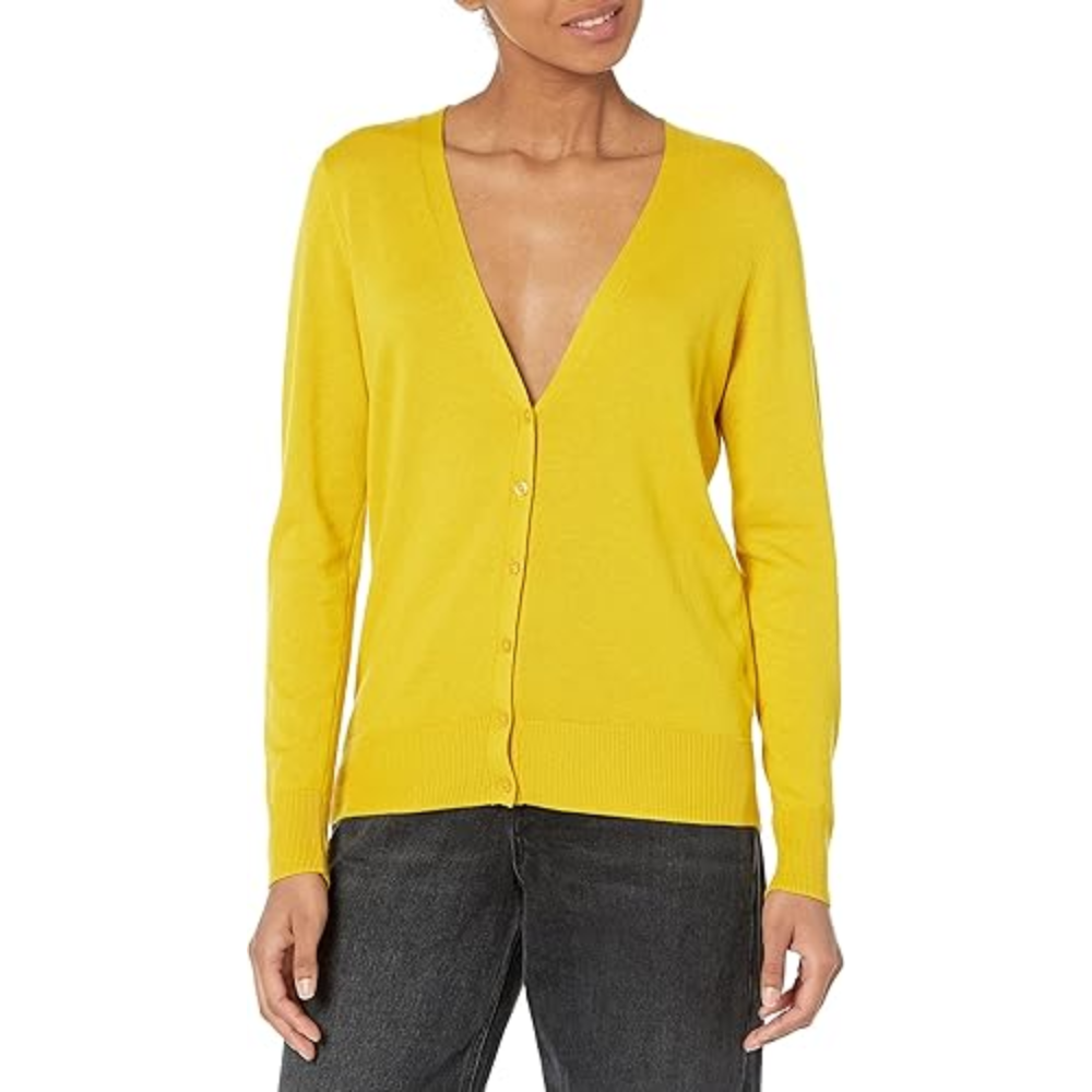 Women's Lightweight V-Neck Cardigan Sweater