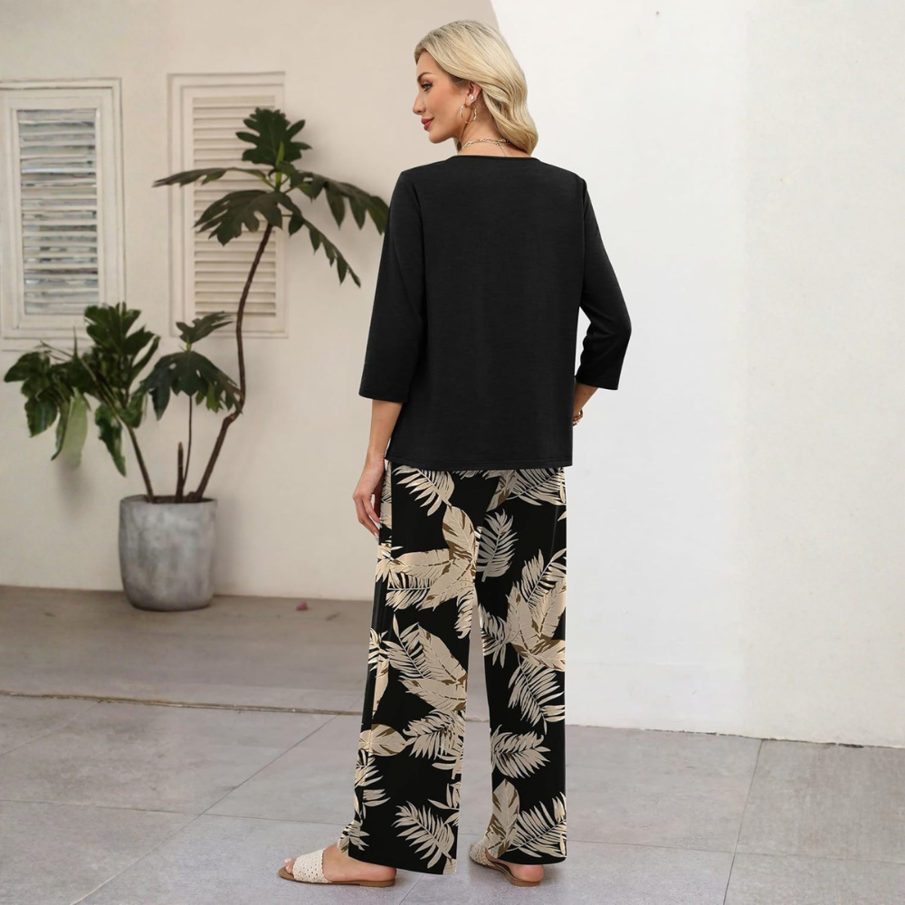 Summer Spring Sleeve Piece Sets Two For Women
