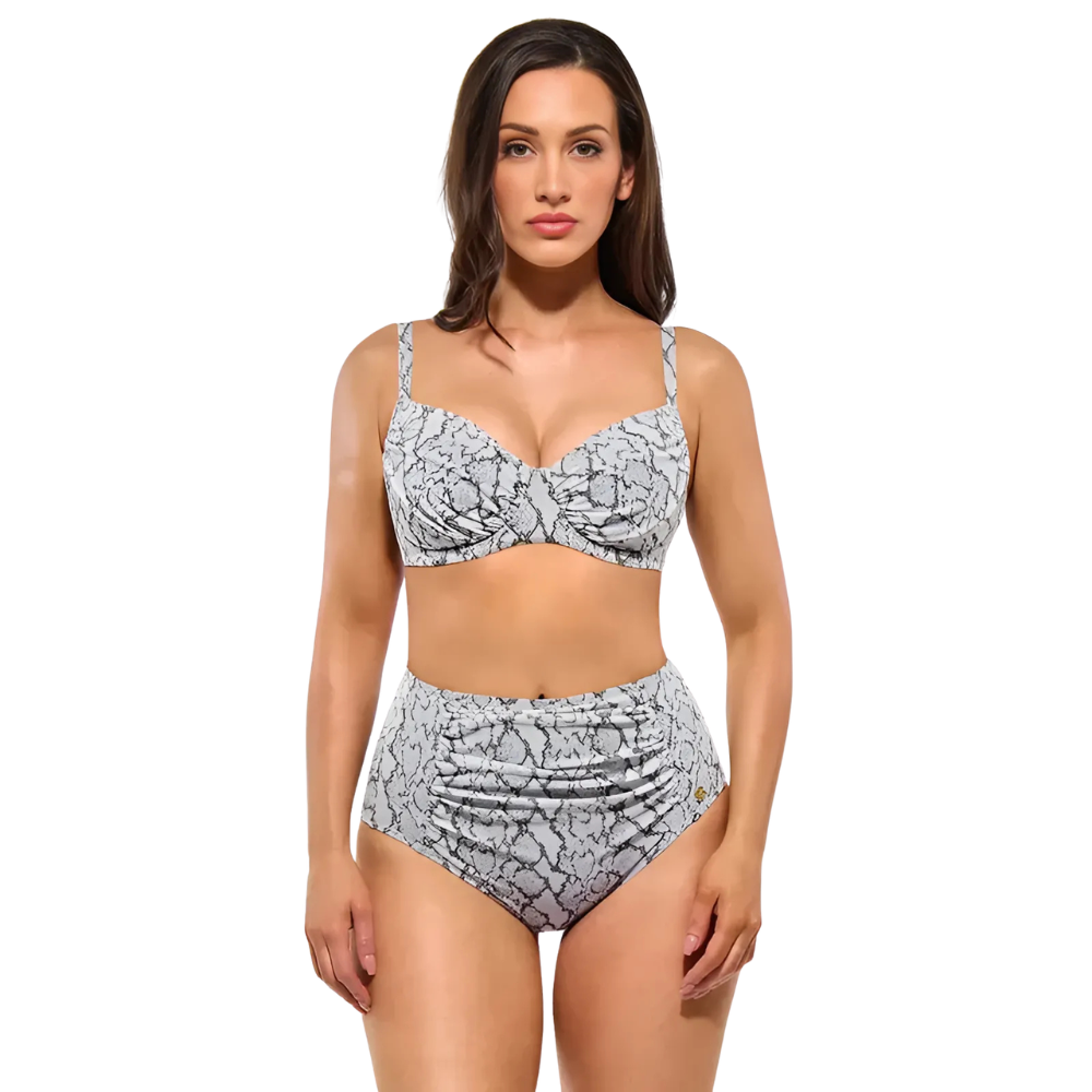 Leopard Print Push Up Bikini Set For Women