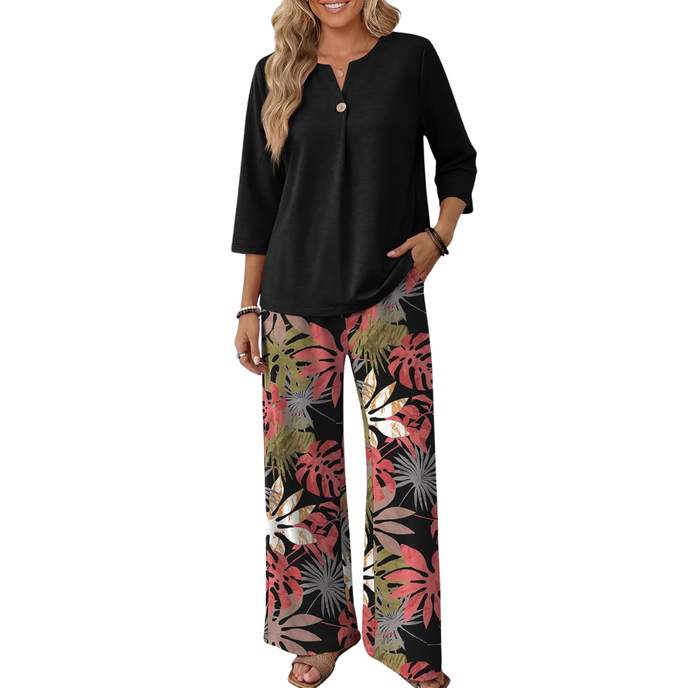Summer Spring Sleeve Piece Sets Two For Women