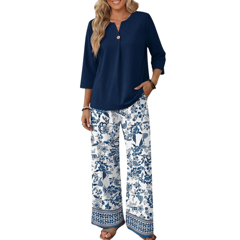 Summer Spring Sleeve Piece Sets Two For Women