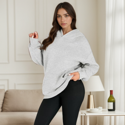 Women Oversized Fleece Hoodie Sweatshirt Pullover for Fall and Winter