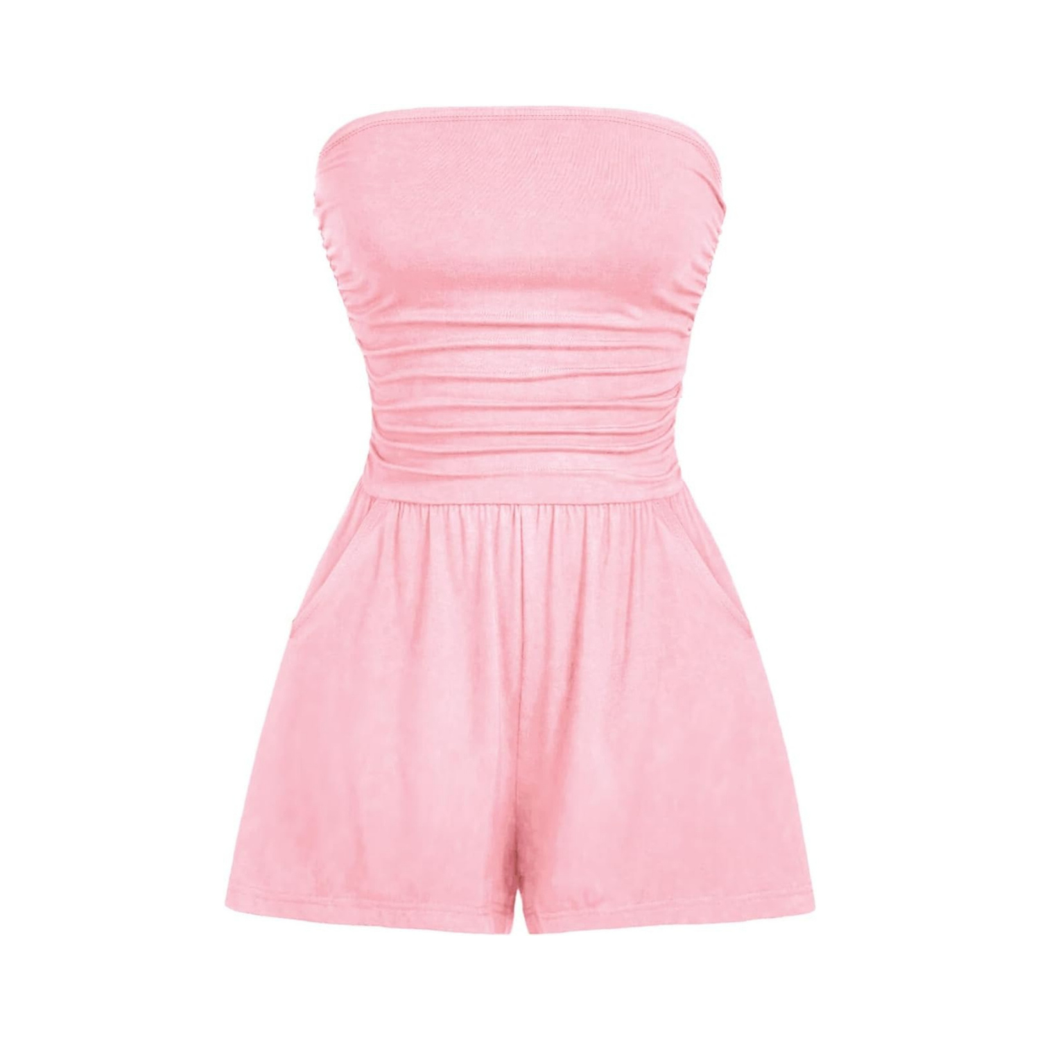 Strapless Sleeveless Jumpsuit Romper For Women