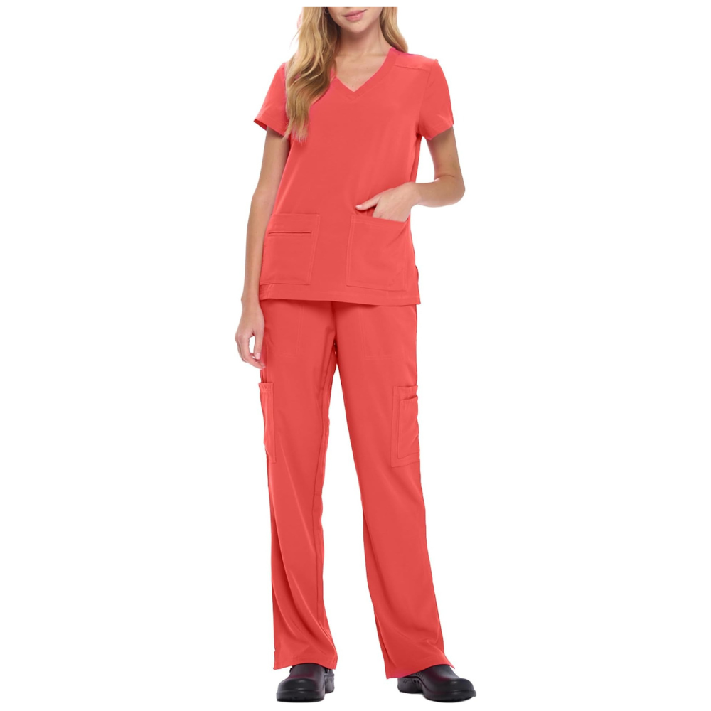 Top And Cargo Pant Scrub Set