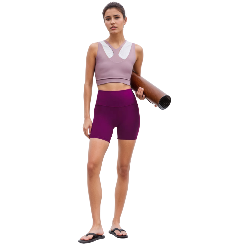 High Waist Active Shorts