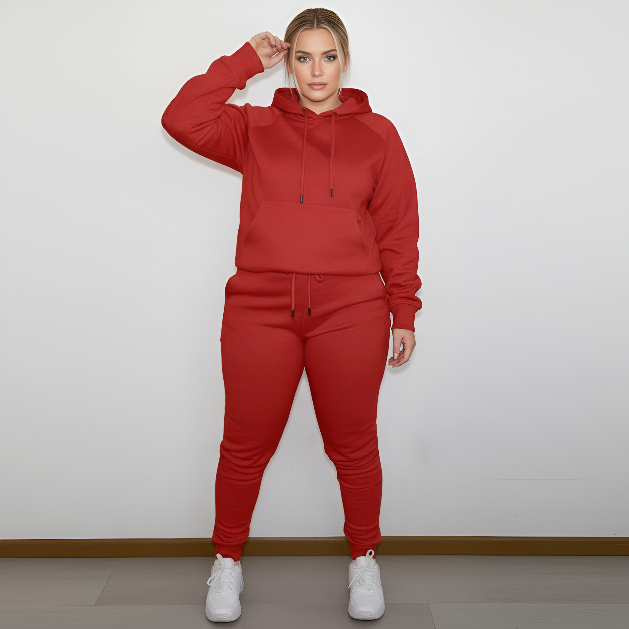 Casual And Comfortable Hoodie And Jogger Set For Women