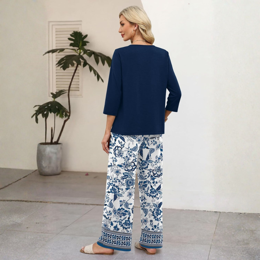 Summer Spring Sleeve Piece Sets Two For Women