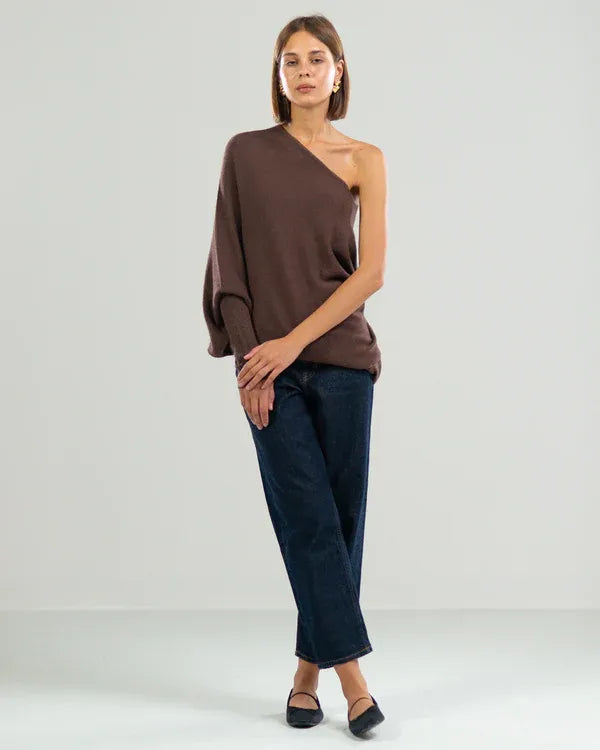 Asymmetric Draped Jumper