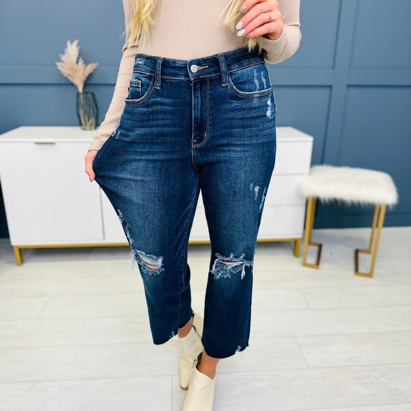 Cream of the Crop Cropped Jeans