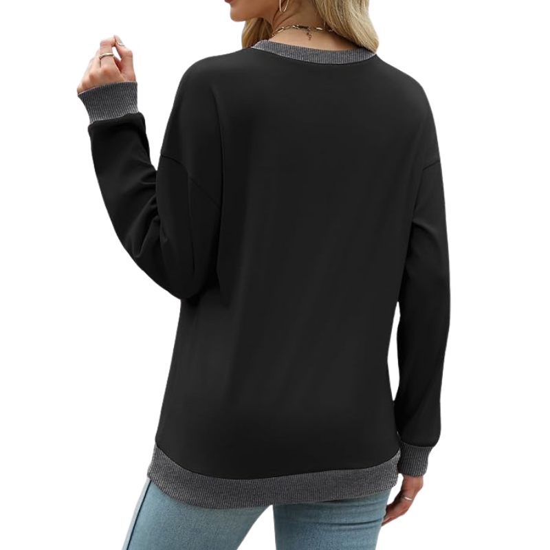 Sweatshirts For Women Crewneck Long Sleeve Loose Fit Tops