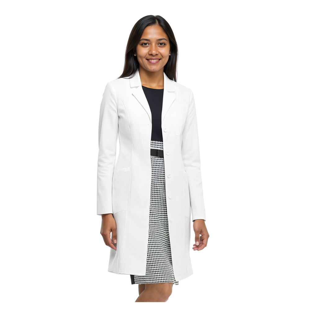 Professional White Medical Lab Coat