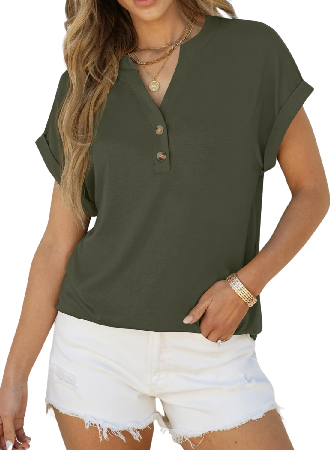 Casual Short Sleeve Tops for Women in a Loose Fit