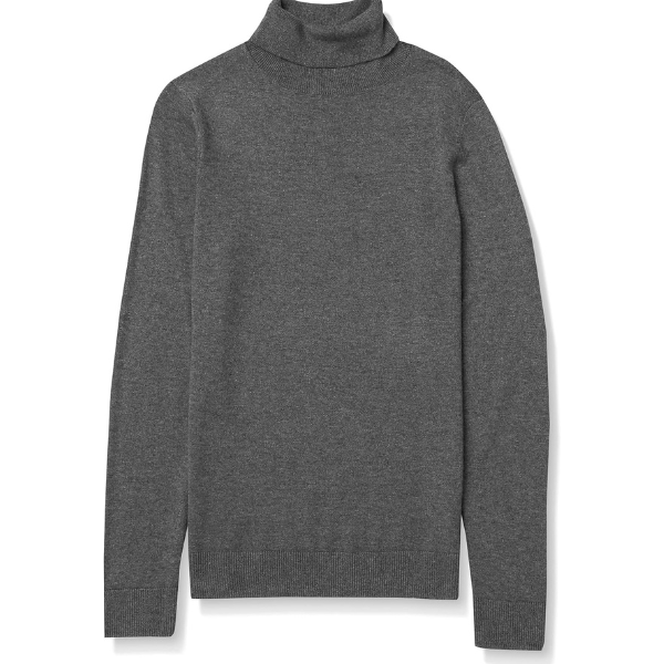 Womens Classic-Fit Lightweight Long-Sleeve Turtleneck Sweater