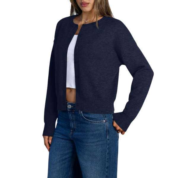 Cropped Cardigan Sweaters for Women Lightweight Y2k Fall Outfits Spring Fashion Clothes 2026