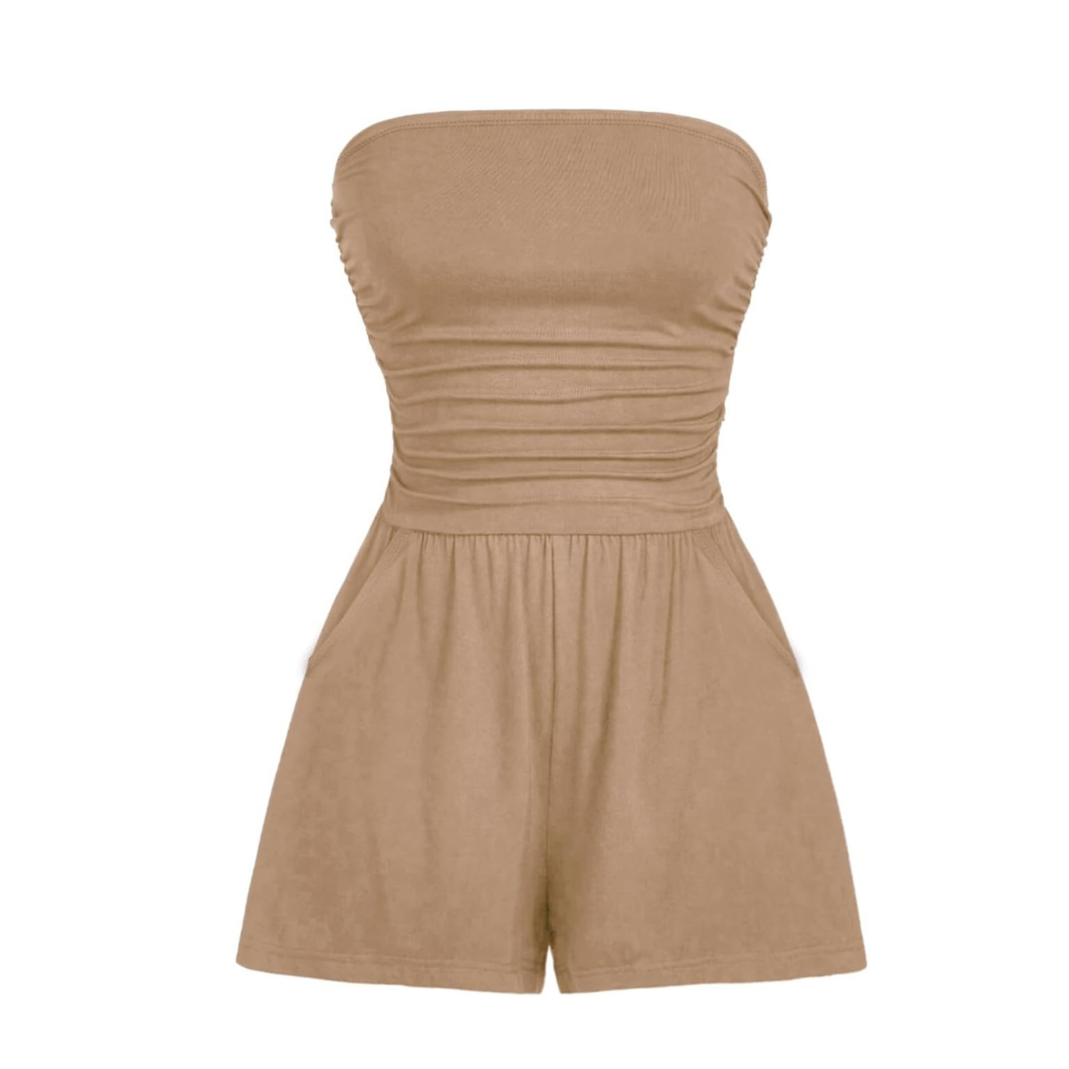 Strapless Sleeveless Jumpsuit Romper For Women
