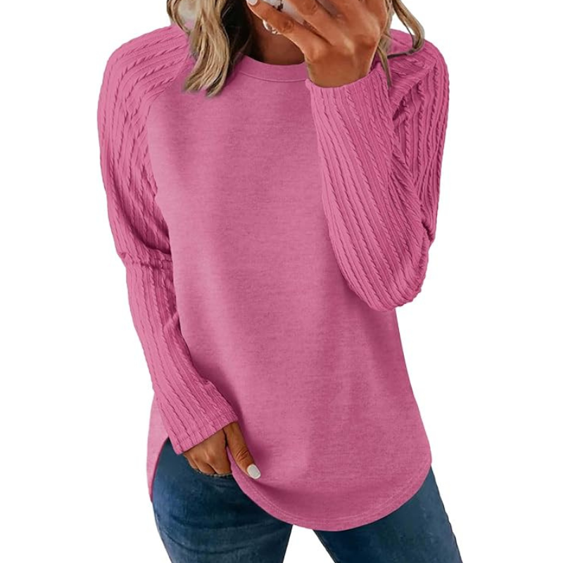 Sweatshirt For Women Long Sleeve Shirts Crewneck Sweaters Fall Fashion Outfits