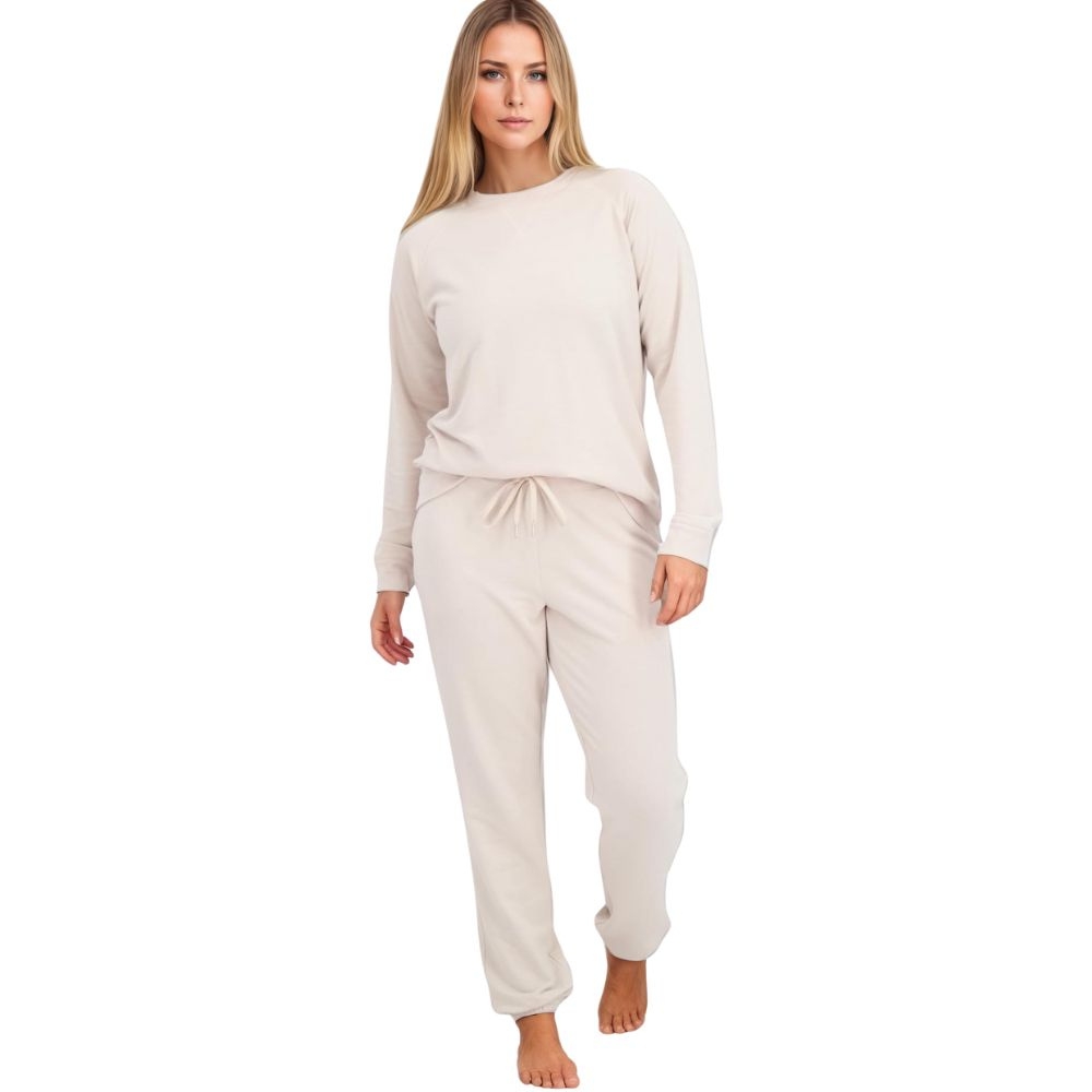 Two Piece Jogger Lounge Sweatsuit Set For Women