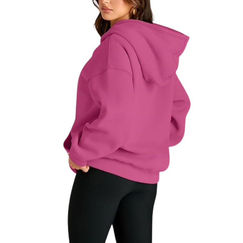 Oversized Fleece Hoodie For Womens