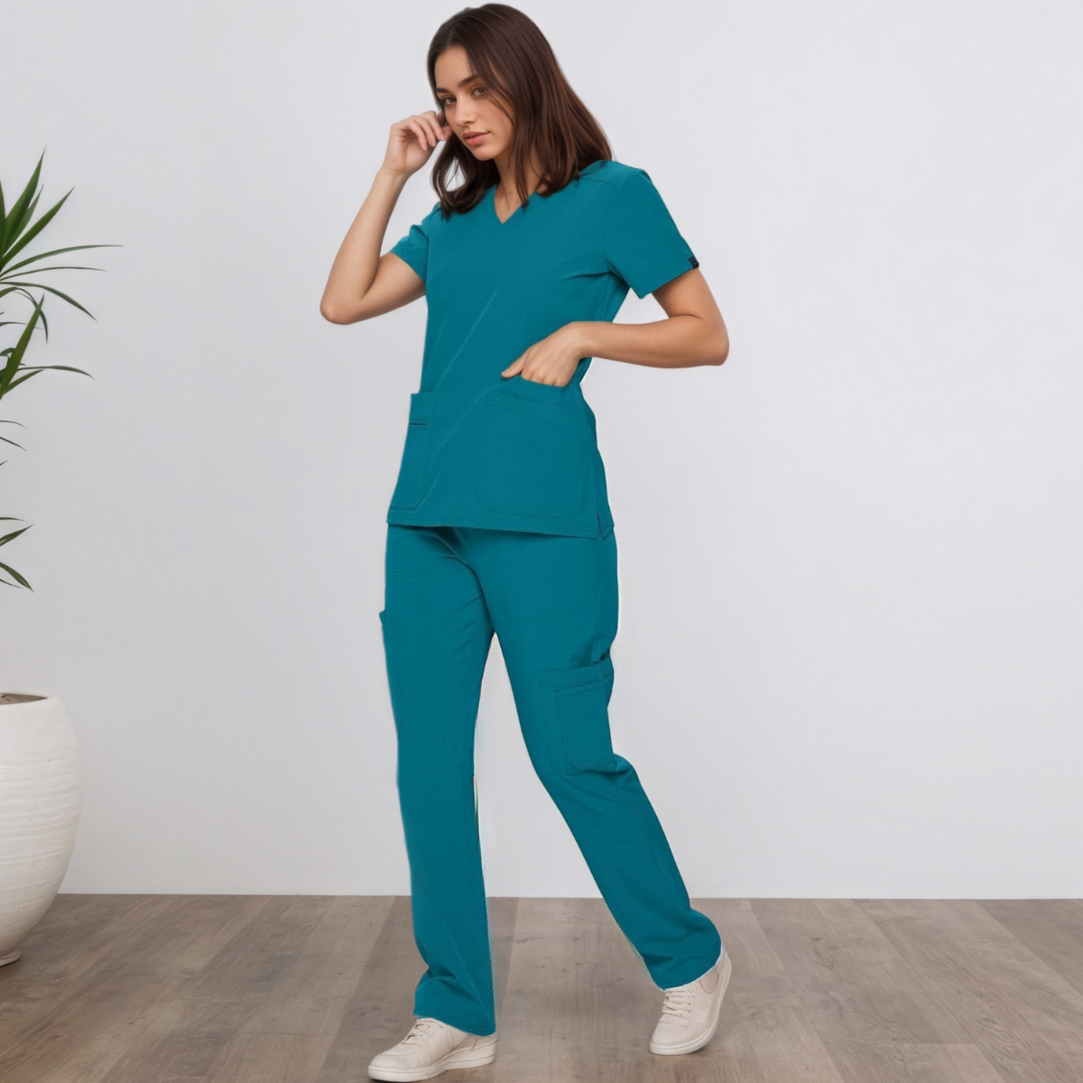 Women Stretch Scrub Sets