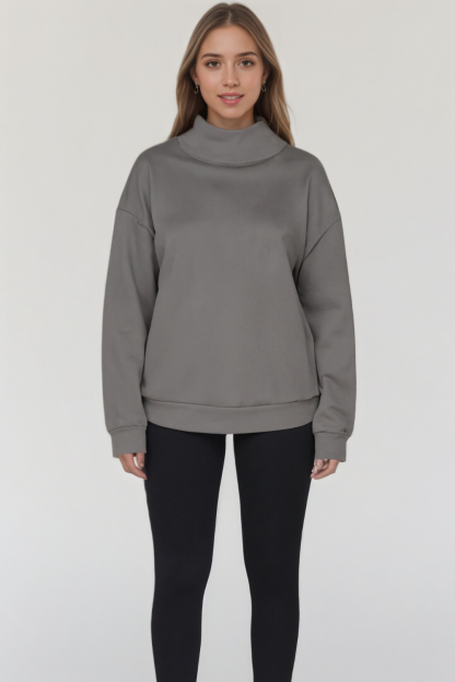 Oversized Long Sleeve Pullover Sweatshirt Hoodie