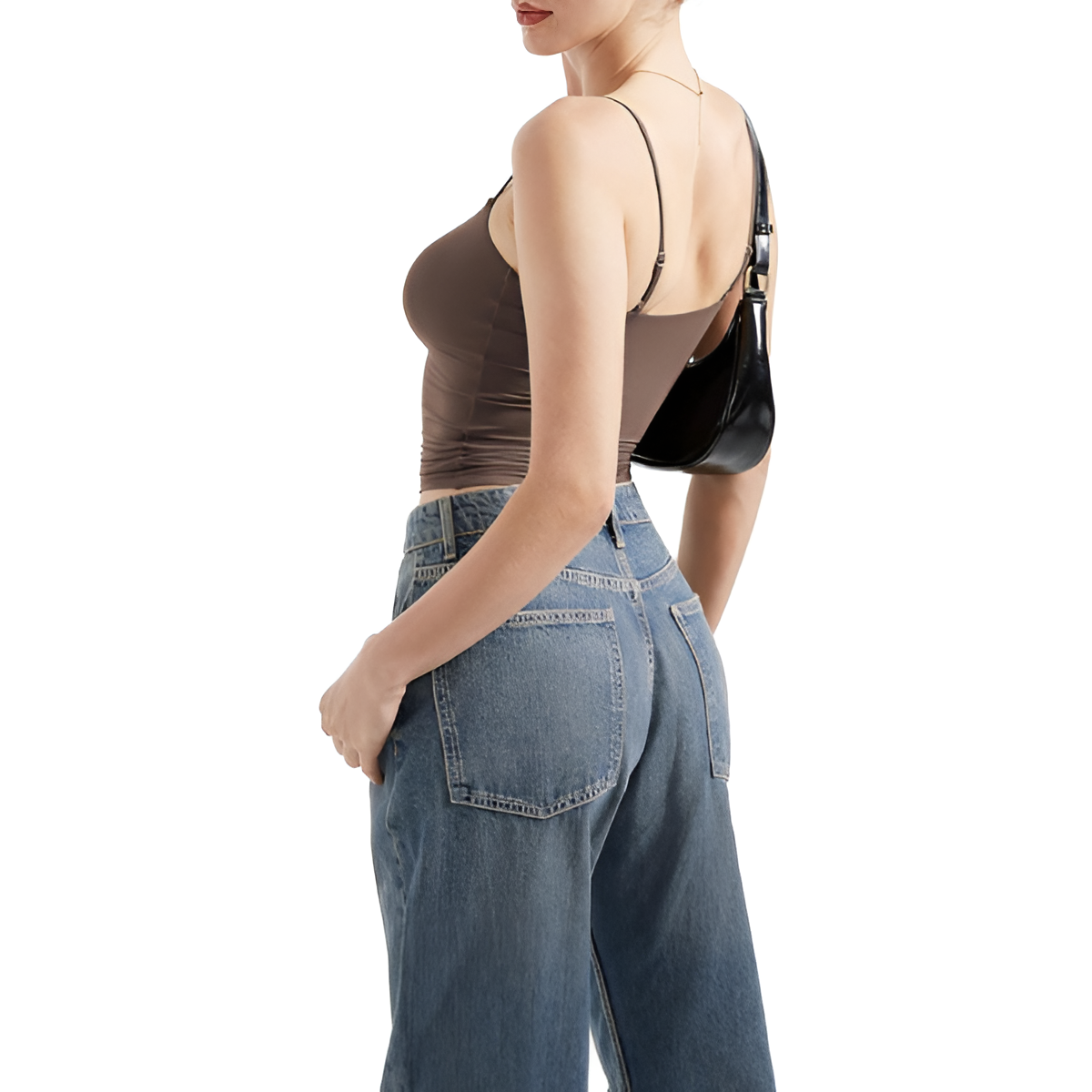 Women Sexy Square Neck Tank Top Summer Y2K Going Out Basic Cami Shirt