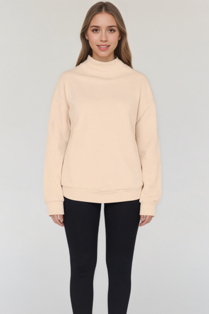 Oversized Long Sleeve Pullover Sweatshirt Hoodie