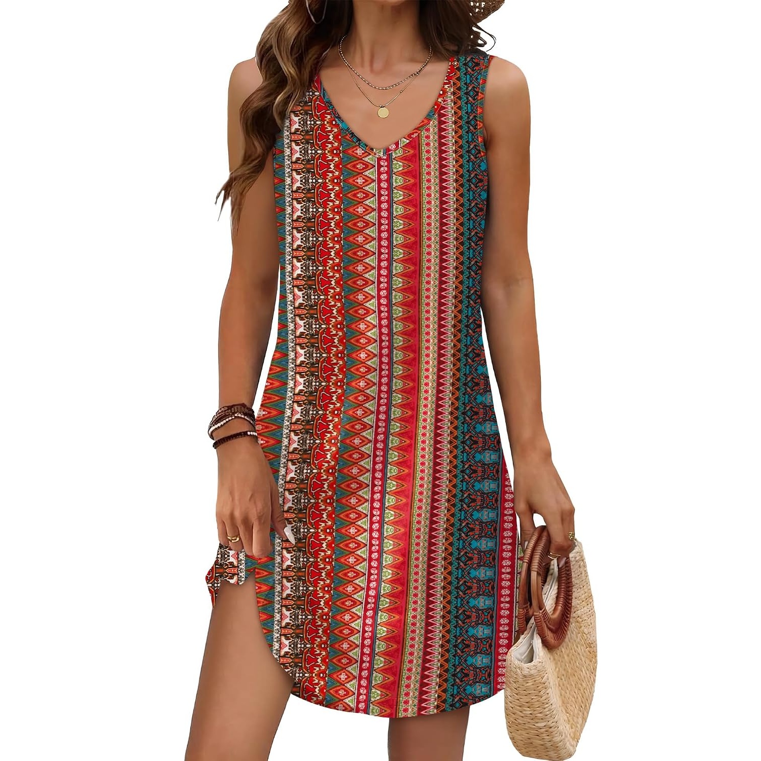 Summer Loose Sleeveless Dress For Women