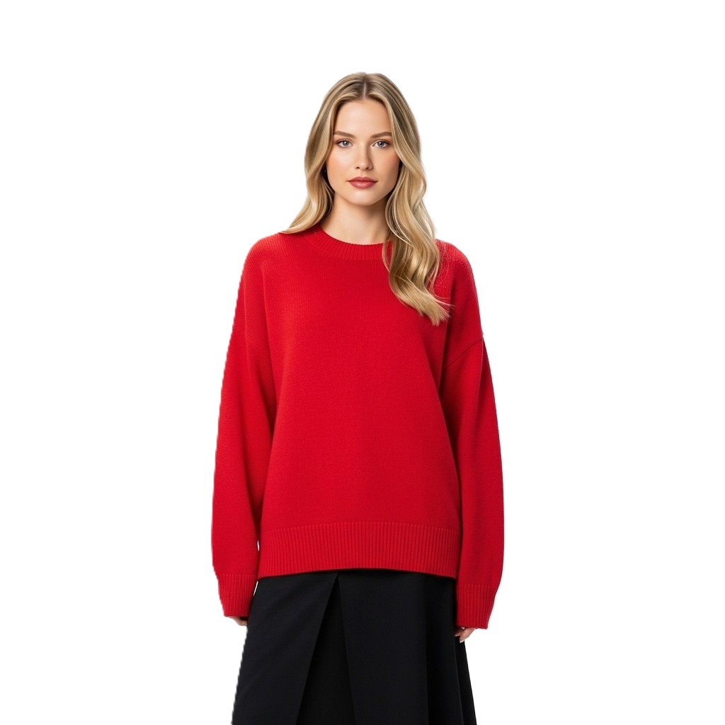 Oversized Long Sleeve Pullover For Women