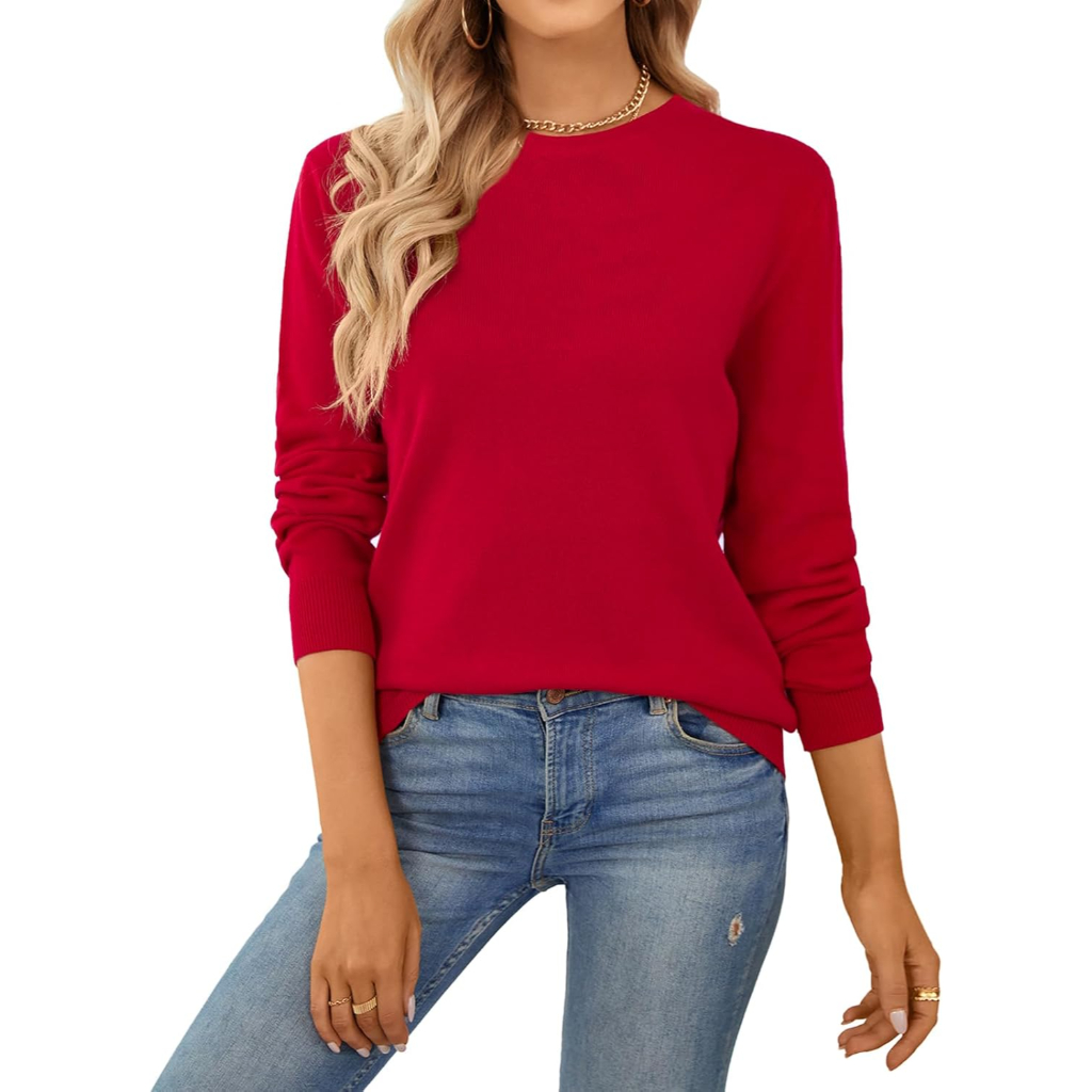 Women Long Sleeve Pullover Sweater