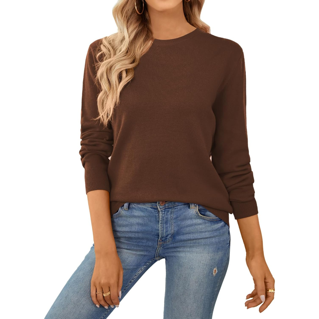 Women Long Sleeve Pullover Sweater
