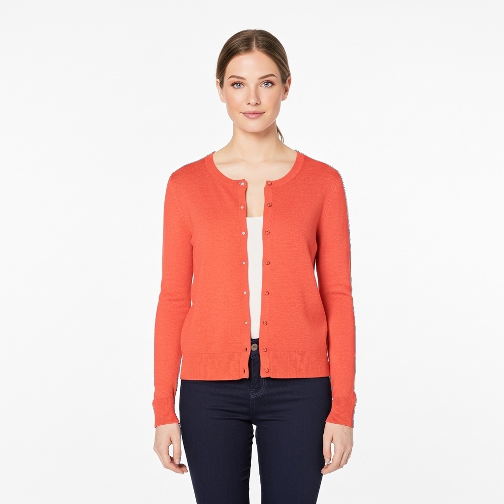 Lightweight Plus Size Cardigan With Button For Women