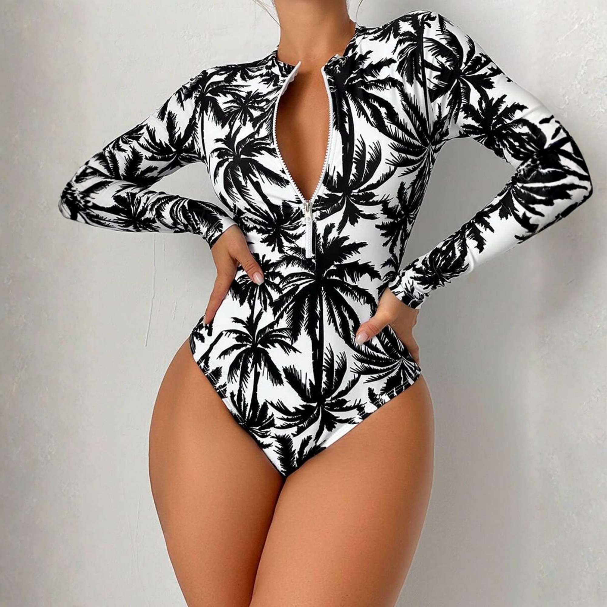 All Over Print Drawstring Beach Shorts Men Swim Trunks With One Piece Swimsuit Couple Set