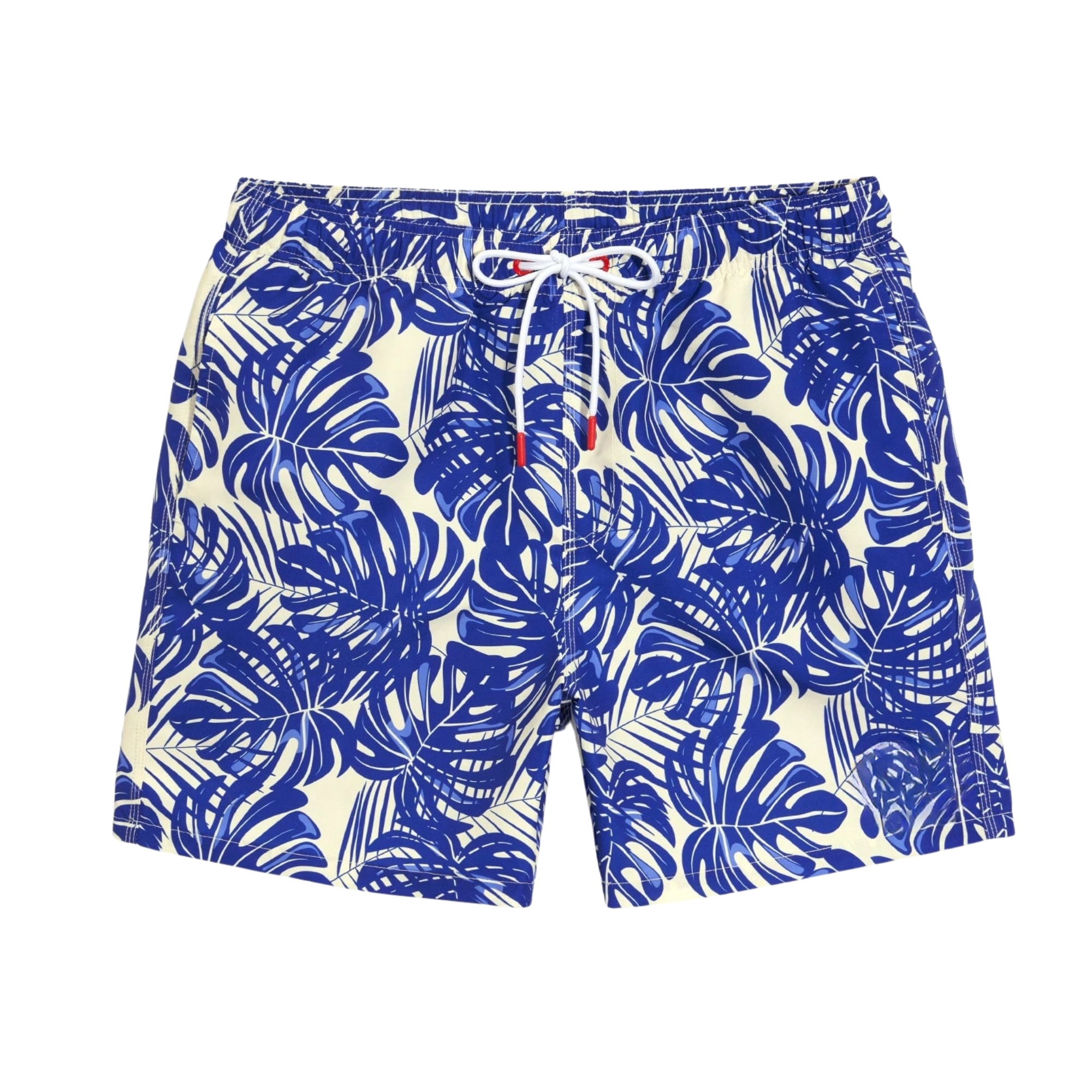 All Over Print Drawstring Beach Shorts Men Swim Trunks With One Piece Swimsuit Couple Set
