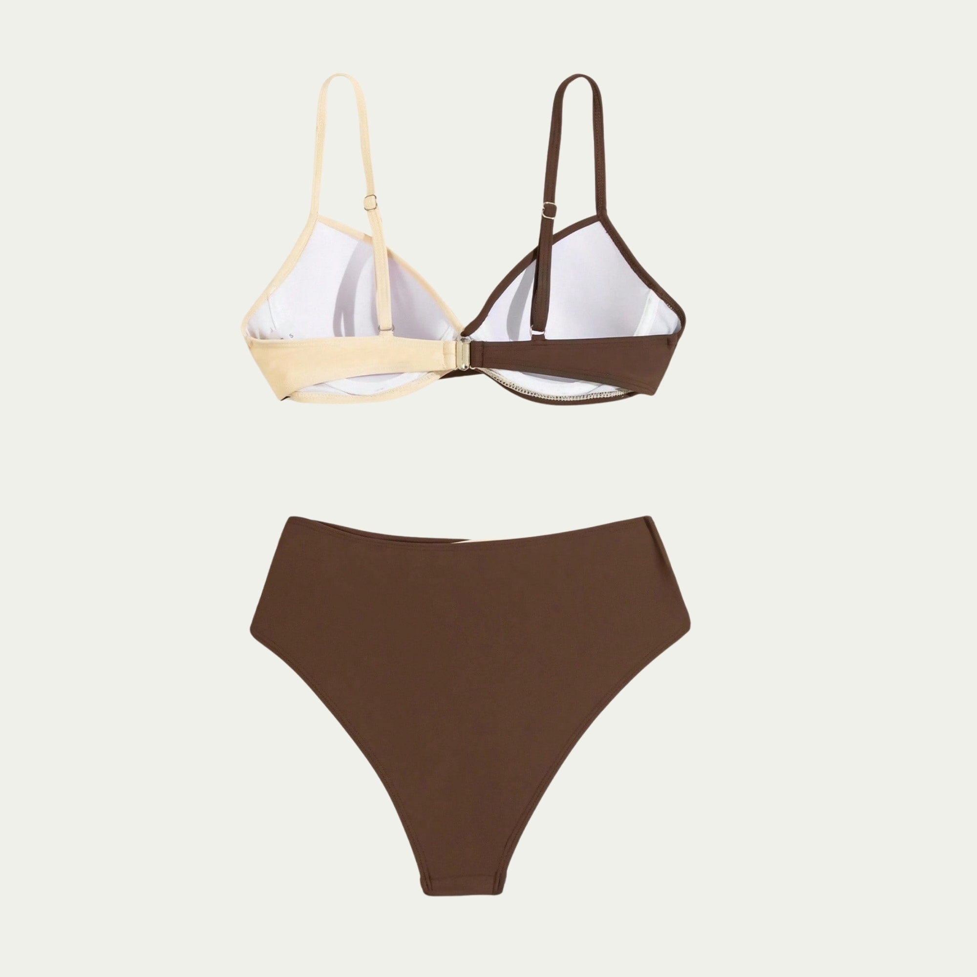 Beach Shorts Patchwork Drawstring Waist With Women Couple Matching Bathing Set