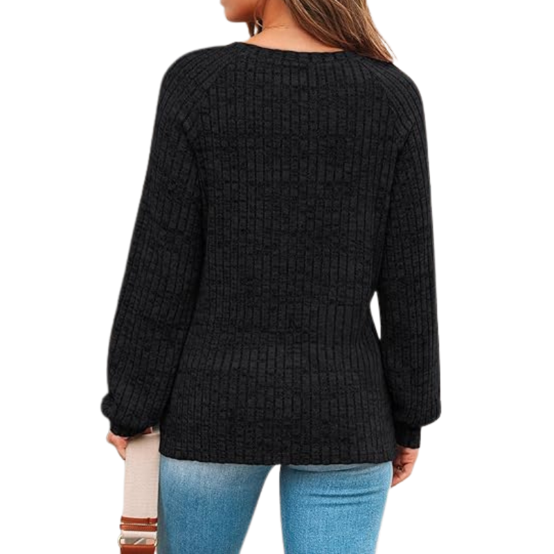 Womens Long Sleeve Sweater Casual Tunic Work Top