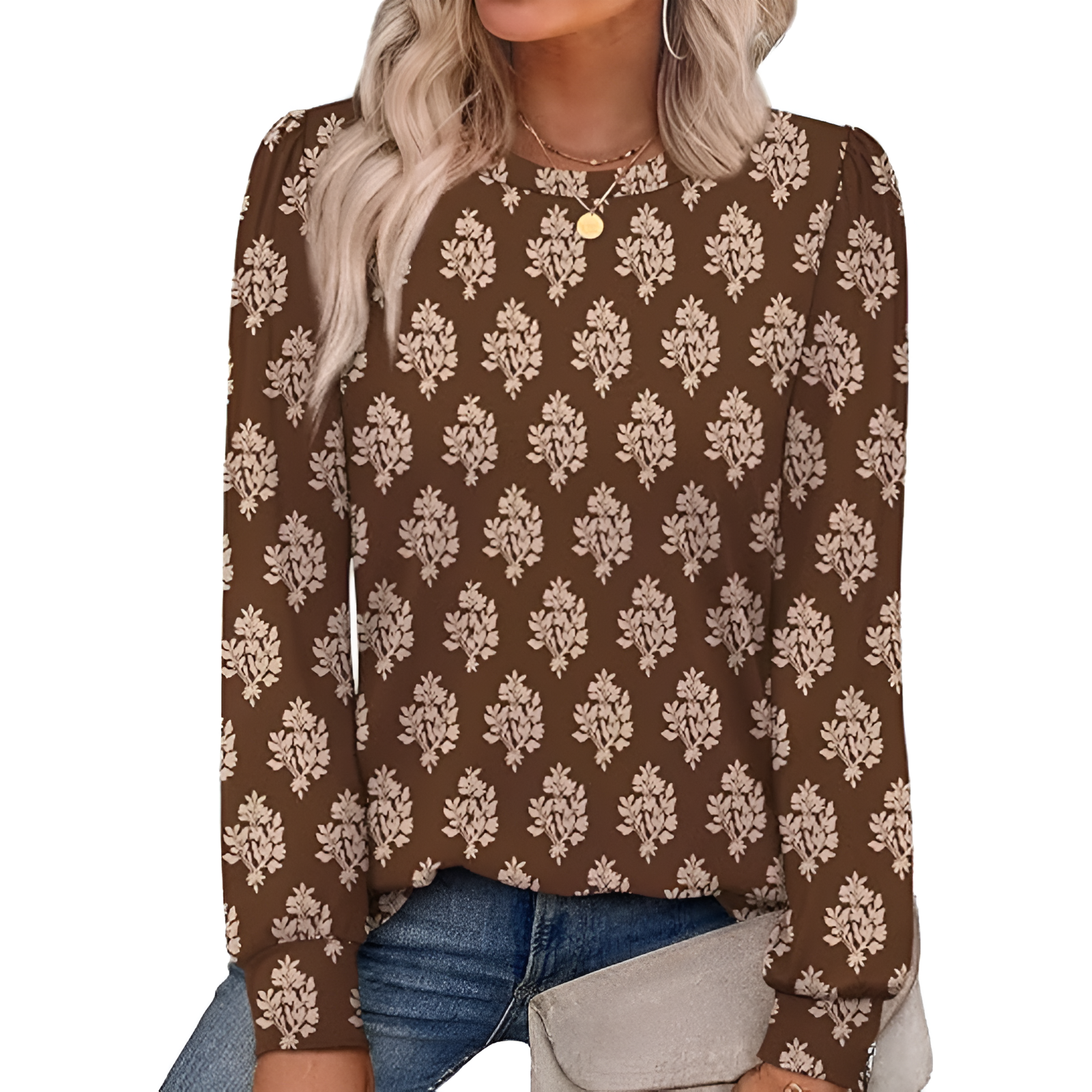 Long Sleeve Tunic Top For Fall Season