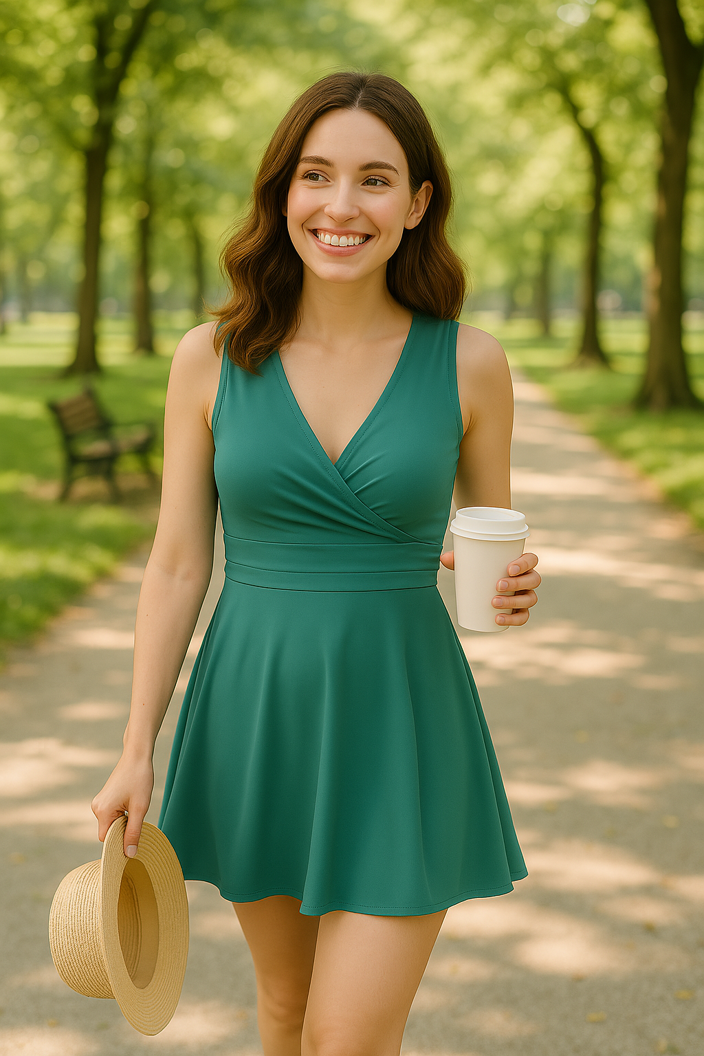 Swim Top Skort Set / Romper