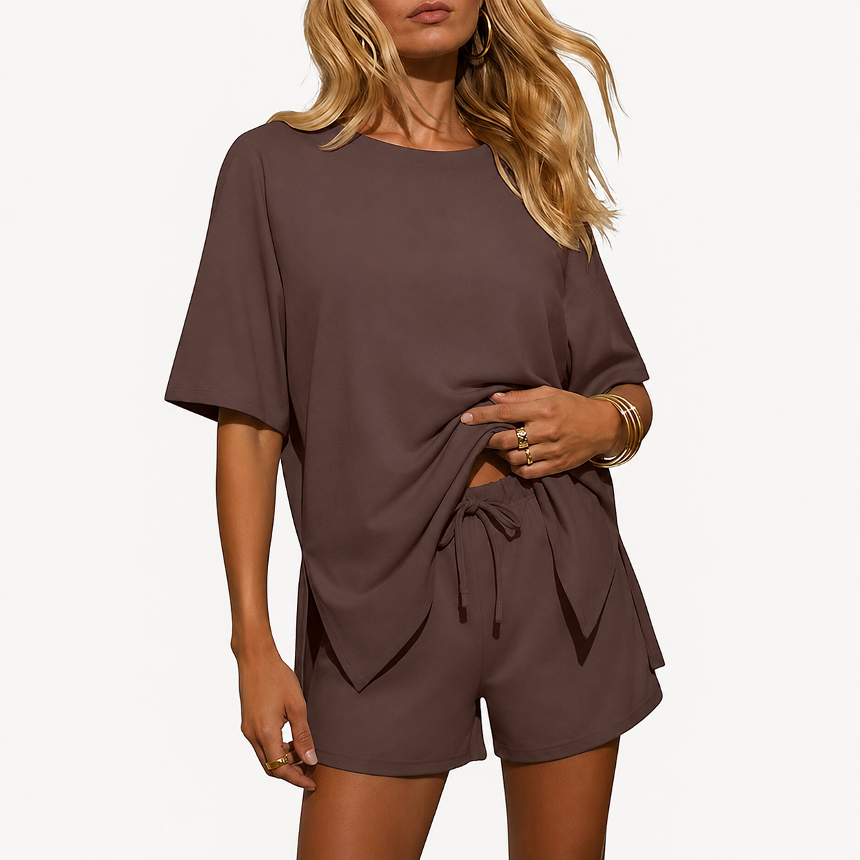 Moisture Wicking Summer Matching Short Outfit Set